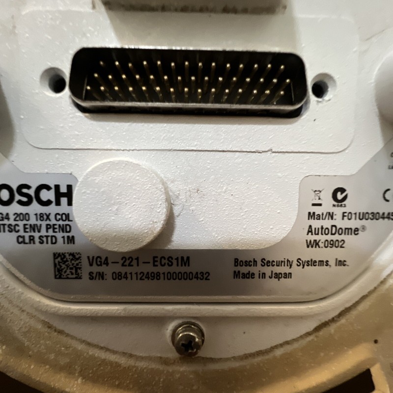 Bosch VG4-221-ECS1M Security Camera gallery
