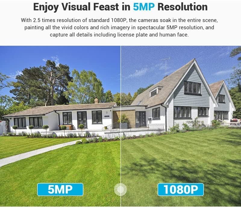 6MP Full Color Night Vision ColorVu Turret Dome IP with Visible White LED Lig... gallery