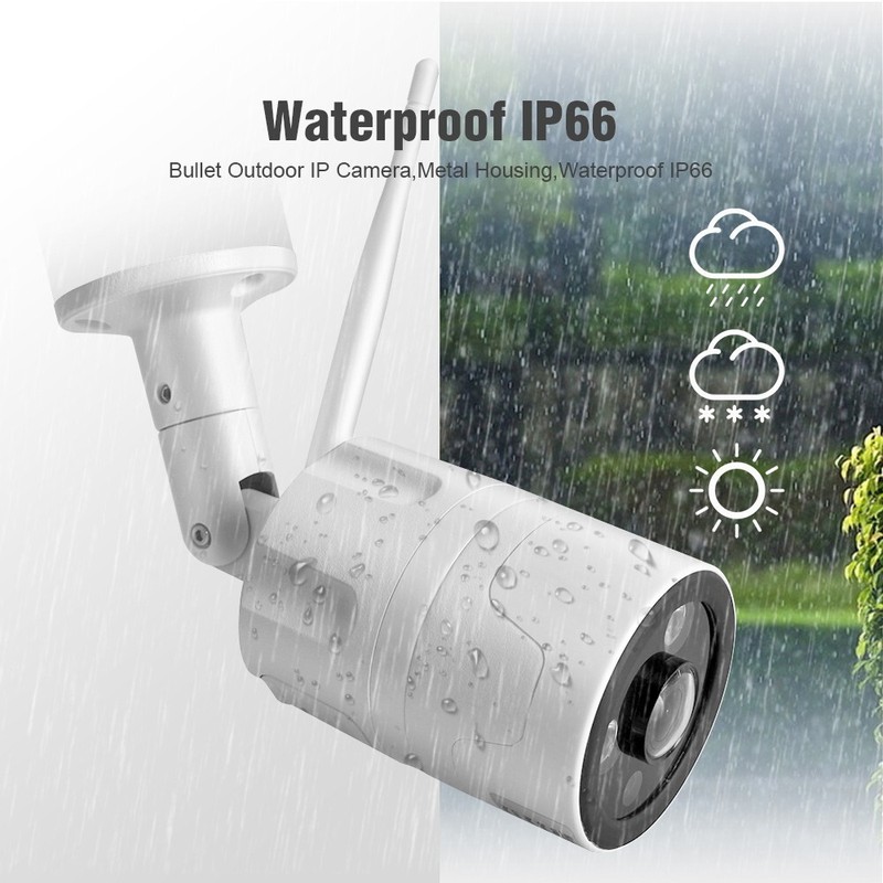 Qty 1X CHORTAU Outdoor Wireless Waterproof WiFi 1080P Security Bullet Camera gallery