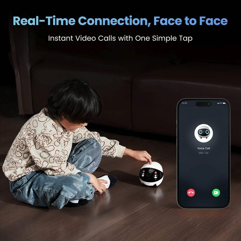 Enabot EBO Air 2 Plus Companion Robot, AI-Powered Smart Security Camera gallery