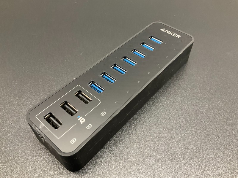 Defective Anker 7-Port USB 3.0 Data Hub with Power Adapter A7515