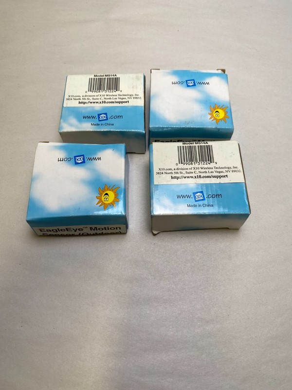 Lot of 4 EagleEye Motion Sensor (Outdoor) MS14A X10