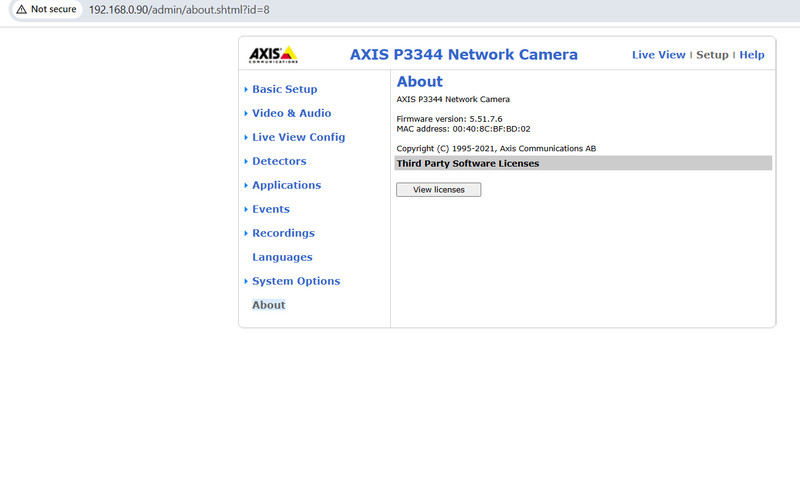 Axis P3344 12MM Fixed Dome Network Cameras 0325-041-06 Tested & Working gallery