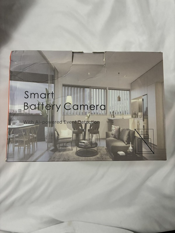 Smart Battery Camera Wireless Indoor IP Surveillance, AI Event Detection, White gallery