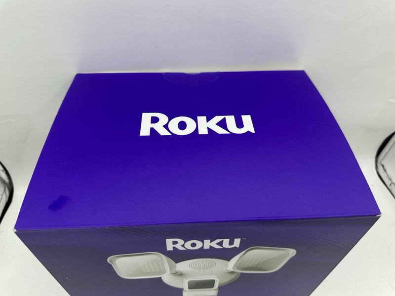 Roku Smart Home Floodlight Camera SE Wi-Fi Connected Wired Surveillance Camera gallery
