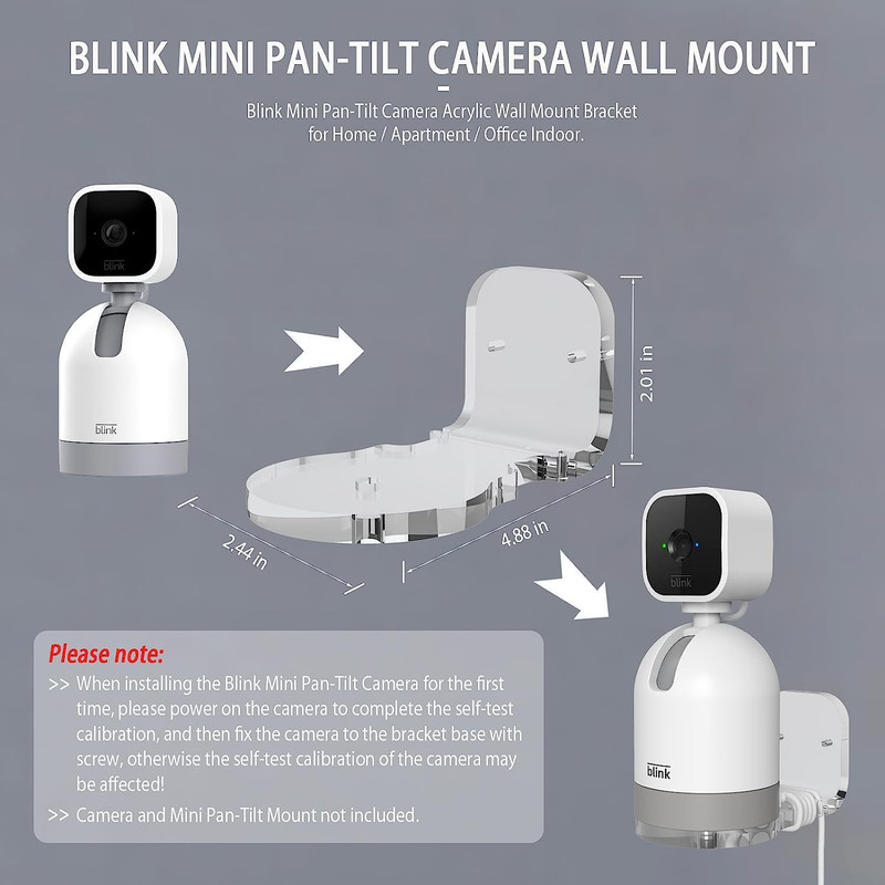 Wall Mount for Blink Mini Pan-Tilt Camera - Blink Mini Pan-Tilt Camera Transpare gallery