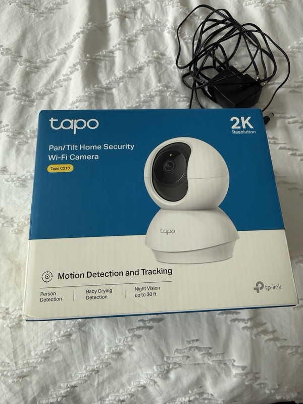 TP-Link Tapo C210 2K Resolution Pan/Tilt Home Security Camera - White gallery