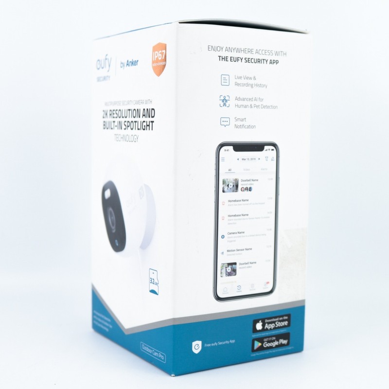eufy Wired Outdoor 2K Surveillance Camera with Spotlight 2.4 GHz Wi-Fi gallery