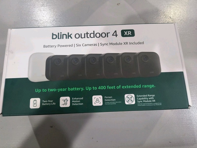 New Blink Security Cameras 6 Camera Set Outdoor 4 XR Sync Module HD Wireless gallery