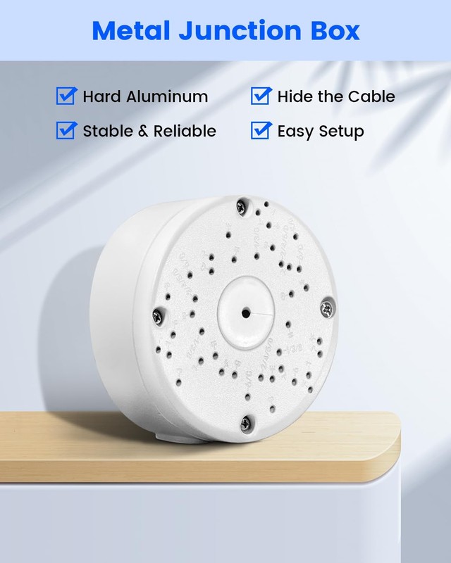 Universal Metal Security Camera Junction Box Bullet Dome Waterproof Hide Base gallery