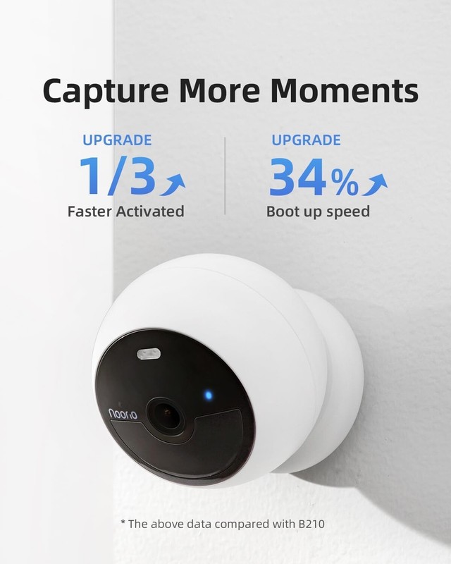 Noorio B211 Security Camera Indoor Outdoor new!!!!! gallery