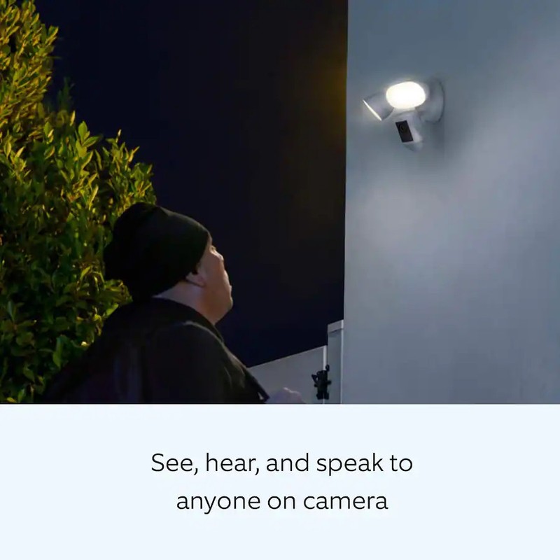 BRAND NEW Ring Floodlight Cam Wired Pro with Bird’s Eye View and 3D Motion gallery