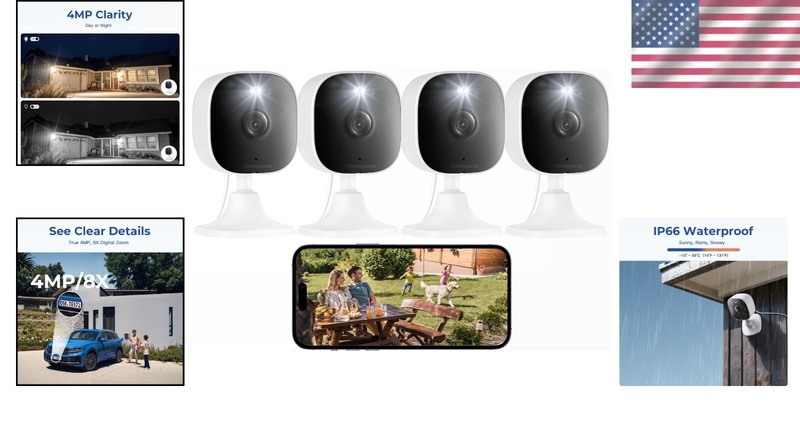 2.5K Home Security Camera with Two-Way Audio & Night Vision - Indoor/Outdoor gallery