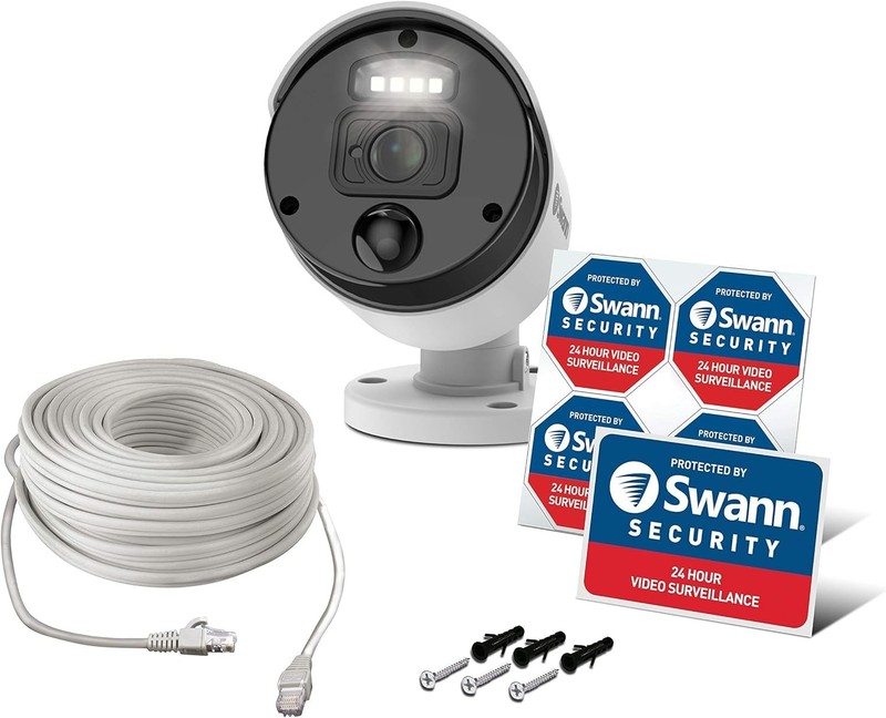 Swann 875WLB 4K Ultra HD Bullet Camera Security NVR CCTV Easy Install Weather... gallery