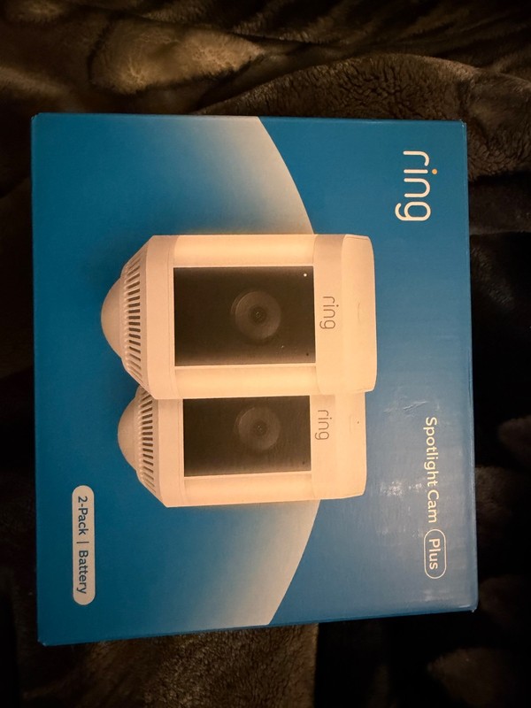 Ring Spotlight Cam Plus Camera Indoor/Outdoor Wireless Pack of 2 Battery New!!!! gallery