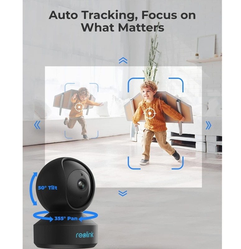 Reolink E1 Pro 4MP WiFi Home Security Camera Pan Tilt 2-Way Audio Auto Tracking gallery