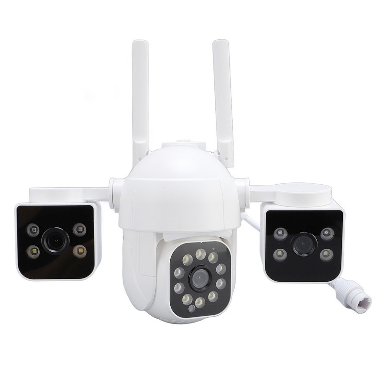 Wireless Security Camera Three Lens 1MP HD 360 Degree Pan Tilt 2 Way Talk O GOVX gallery