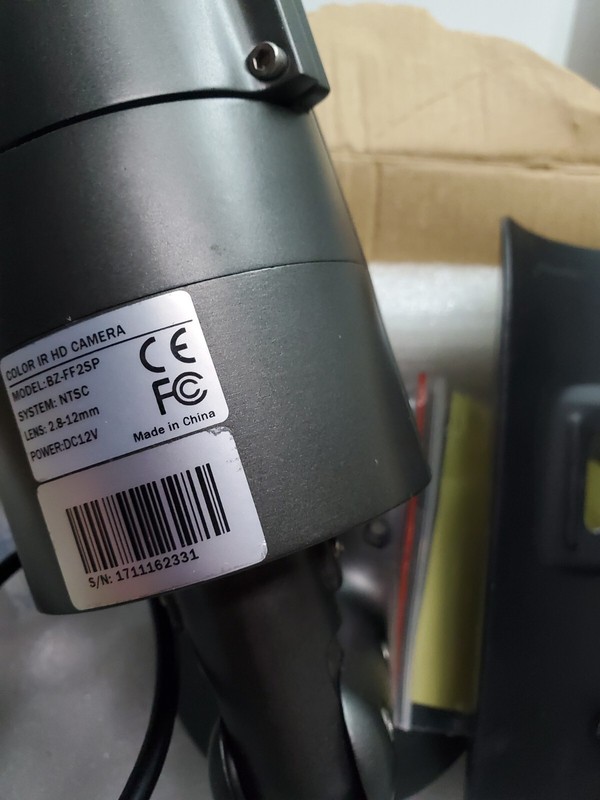 blue zebra Dome Bullet Security Camera Parts/ Not Working gallery