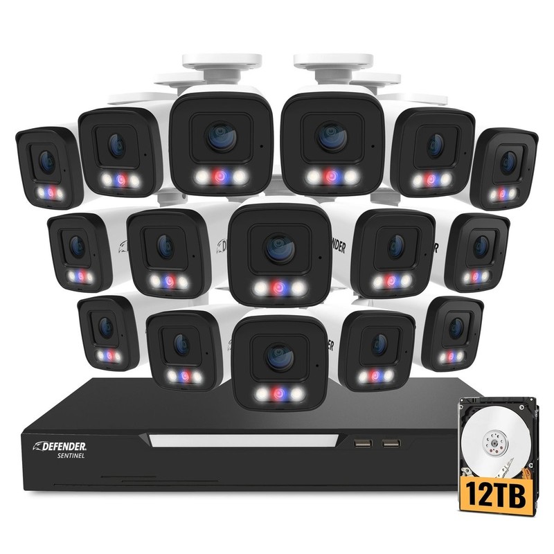 16-Camera 4K Security System Extended Storage 12TB Hard Drive AI Detection New gallery