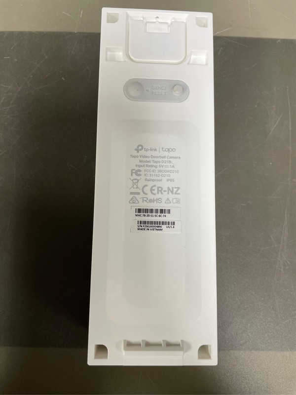 TP-LINK VIDEO DOORBELL CAMERA 1 TAPO D210, 1 TAPO D100C SPEC: 2K 3MP (2304 129 3 gallery