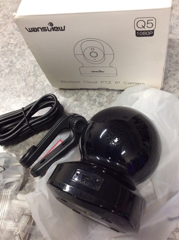 Wansview Wireless Cloud PTZ IP Security Camera, 1080P HD, WiFi Indoor Q5 - Black gallery