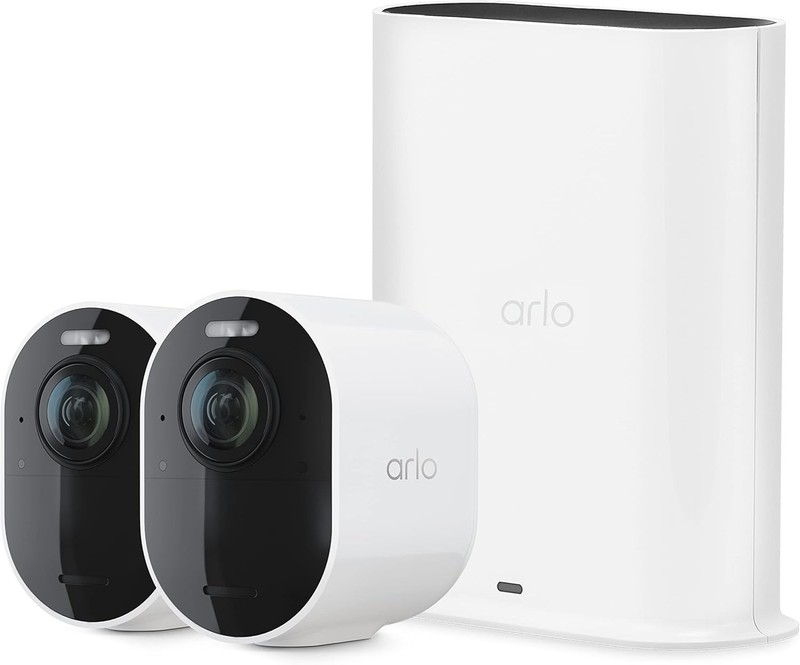 Arlo Ultra 2 Spotlight Camera 4K HDR (2 cameras, SmartHub) (VMS5240-200NAS)