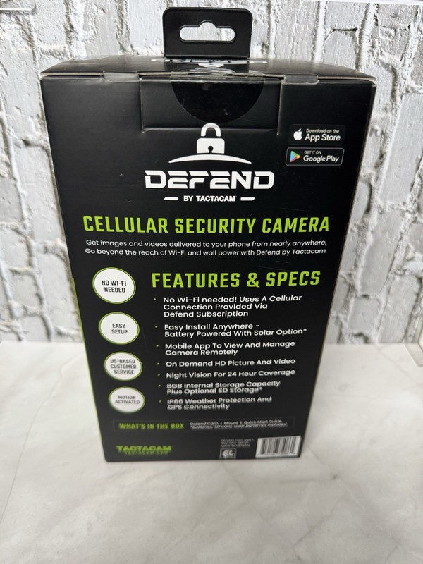 NEW Sealed Tactacam Defend Cellular Security Camera DFD-GRD01 gallery