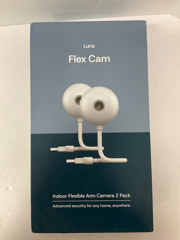 Luna Flex Cam Indoor Security Camera 2-Pack | Flexible Arm | 1080p HD