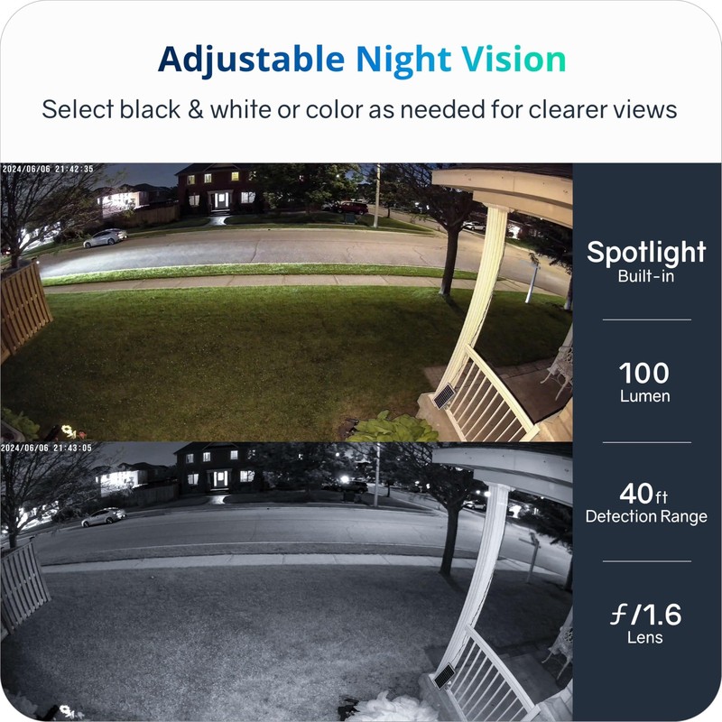 4K Cameras Wireless Outdoor/Indoor, Battery Cameras for Home , No Monthly Fee... gallery