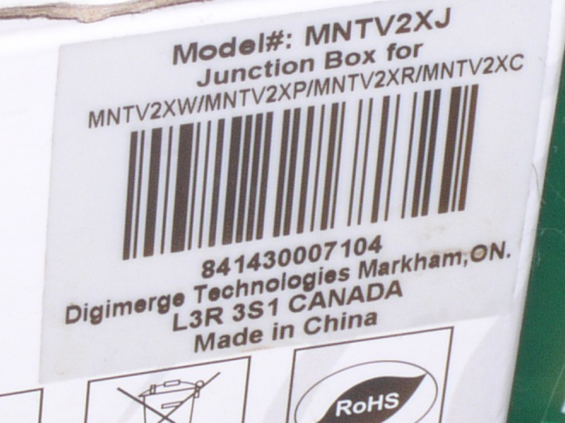 NEW SEALED DIGIMERGE MNTV2XB JUNCTION BOX MOUNT MNT MNTV PINNACLE SYNCRP IP USA gallery