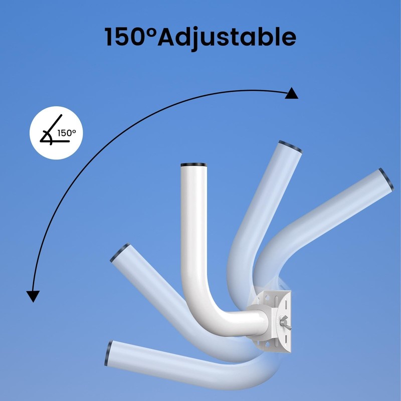 Universal Wireless Bridge Bracket Mount, ubiquiti Wireless Bridge, Pole Mount... gallery