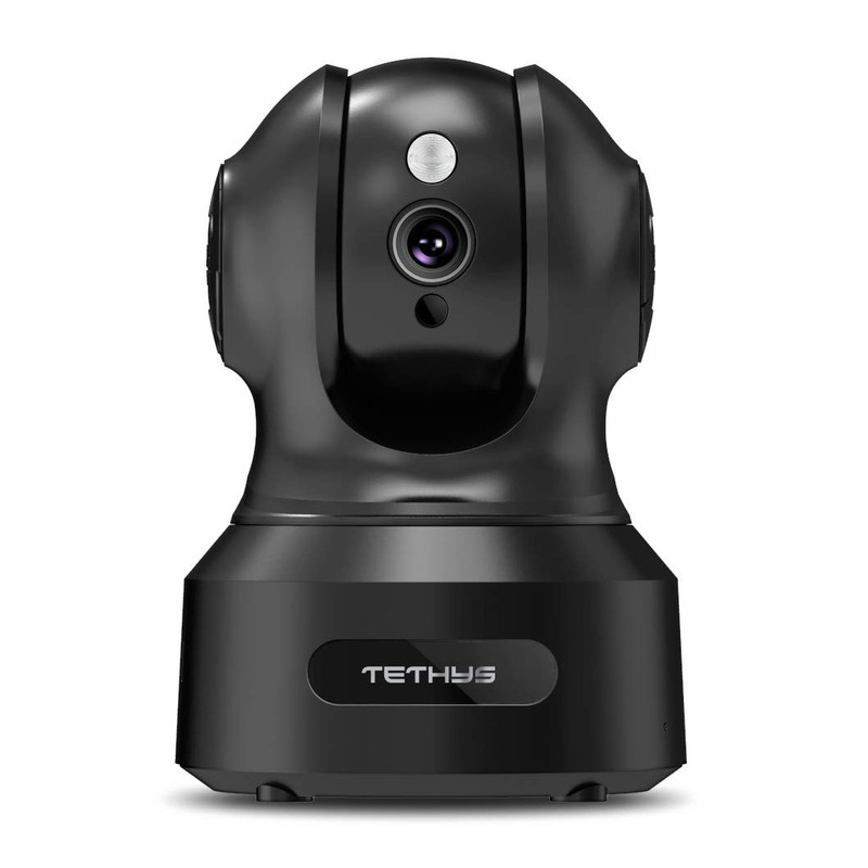Wireless Security Camera 1080P Indoor [Work with Alexa] Pan/Tilt WiFi Smart I…