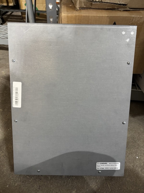 Mad Elevator Ecs Car Top Box Local Battery Backup Dome Camera 120VAC 2104Dj001