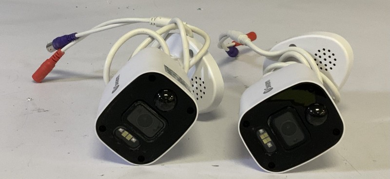 (Lot of 2) Swann PRO-4KRQ Home 4K Add-On Bullet Surveillance Camera, White "J1A" gallery