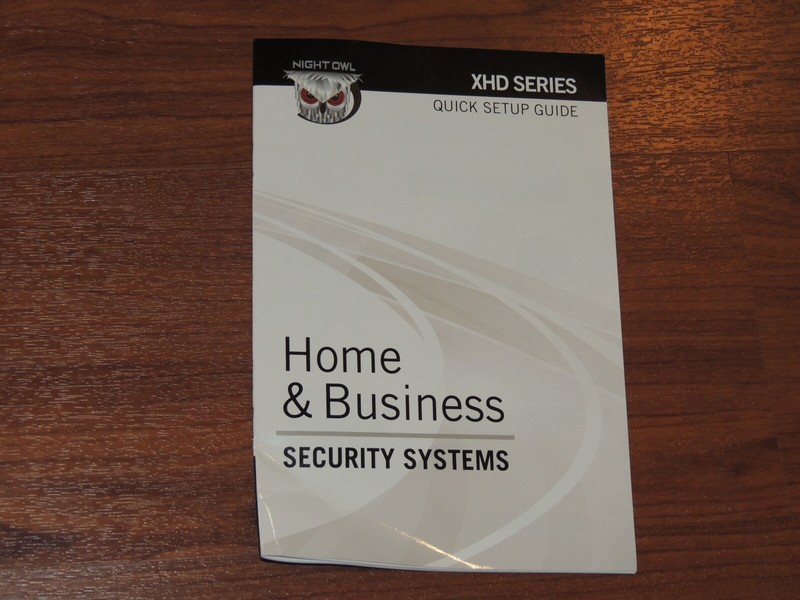 New – Genuine Quick Setup Guide for Night Owl XHD Series DVR – 14 Pages