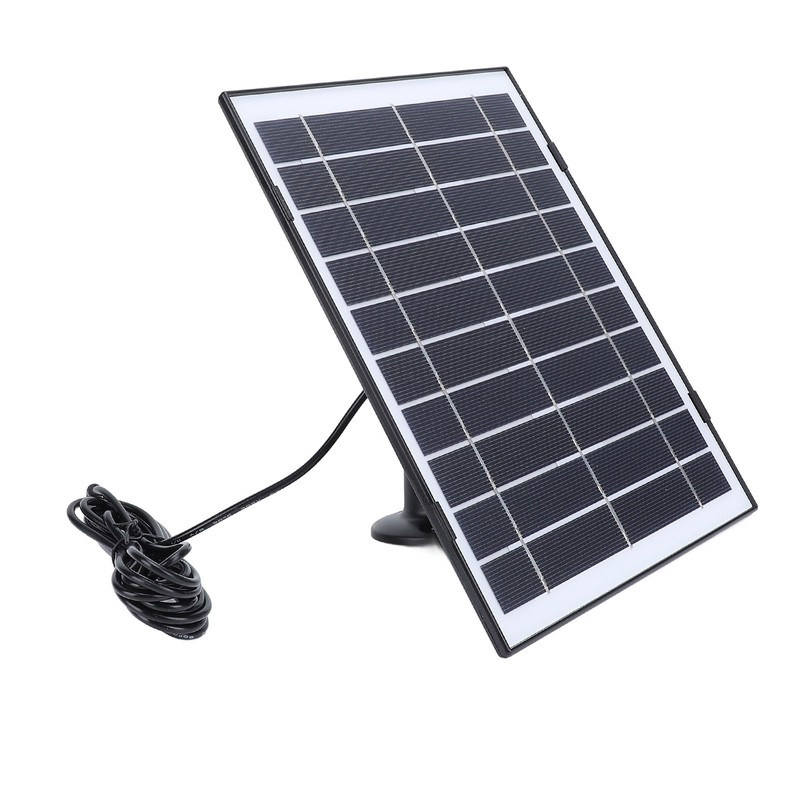 Security Camera Solar Panel Professional Efficient 10W Low Power Type C Dual gallery