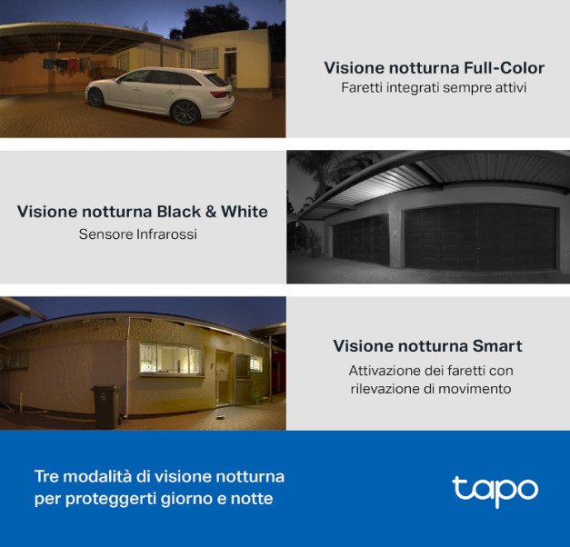 TP-Link Tapo C510W Outdoor WiFi Camera 2K 360° IP65 Night Vision Colors gallery