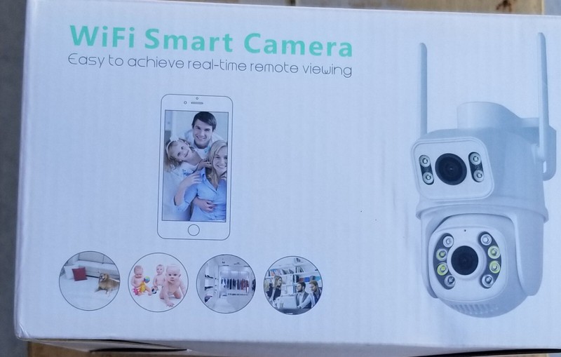 ICSEE 8MP WIFI IP Camera Wireless Outdoor CCTV PTZ Smart Home Security IR Cam