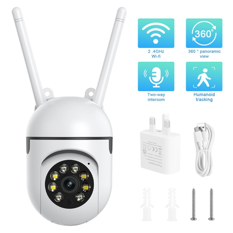 LOT 1-4 PACK 1080P Security Camera System Wireless 2.4G WiFi Camera Night Vision gallery