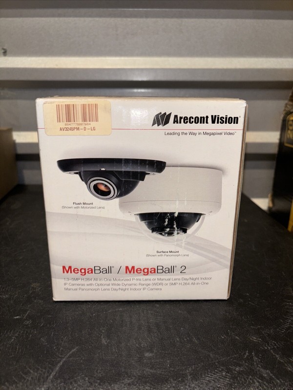 New ARECONT AV3245PM-D-LG MegaBall G2 3MP IP Dome Indoor Only Camera gallery