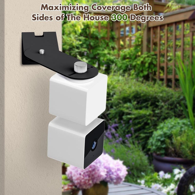 2-Pack Metal Corner Bracket Mounts for Wyze Cam - Easy Installation Accessory gallery