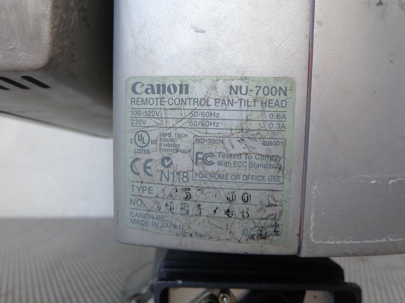 Canon NU-700N 3CCD Robotic Camera Remote Control Pan and Tilt gallery