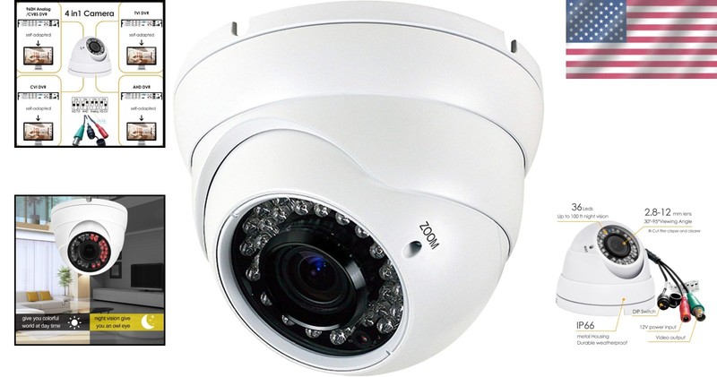 Analog CCTV Camera with 100ft Night Vision gallery