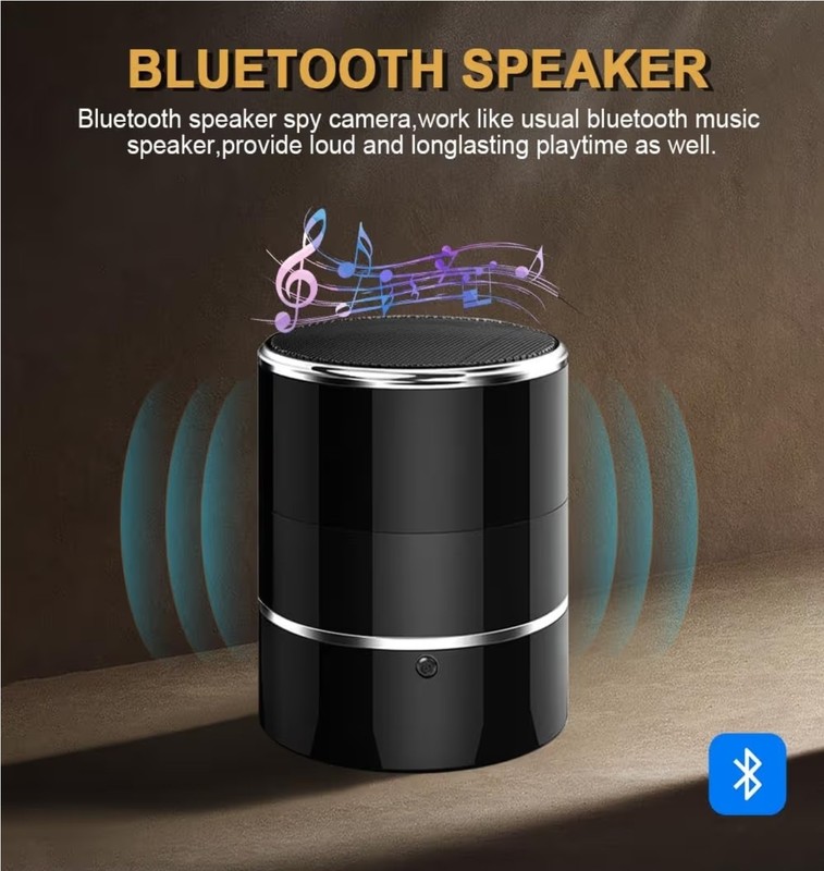 Security Camera Motion Activated with Bluetooth Speaker, 270° Angle - Monitor - gallery