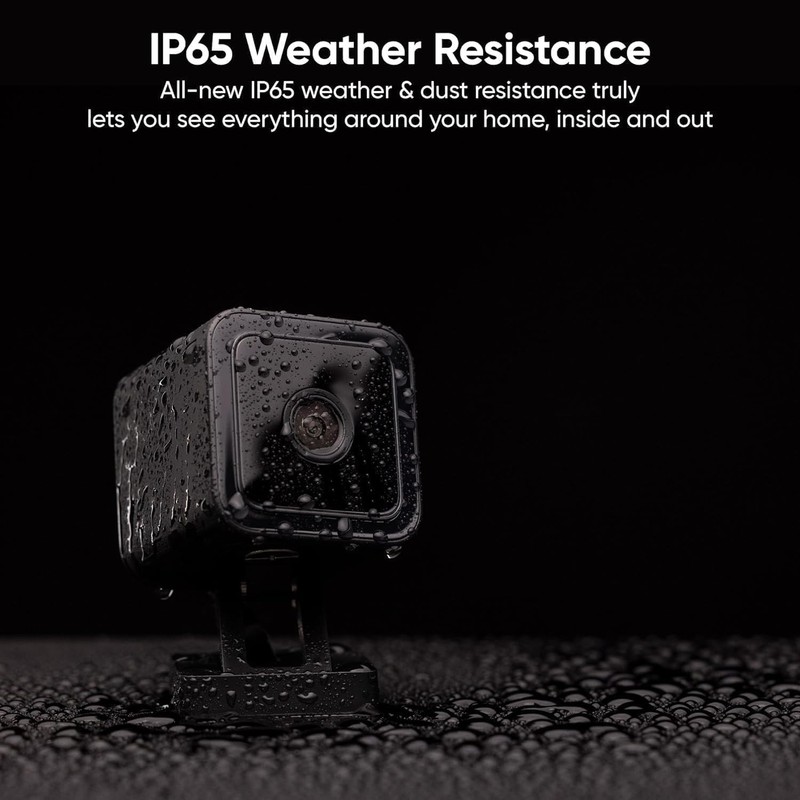 1080p Color Night Vision Security Camera Indoor Outdoor IP65 Waterproof Black gallery