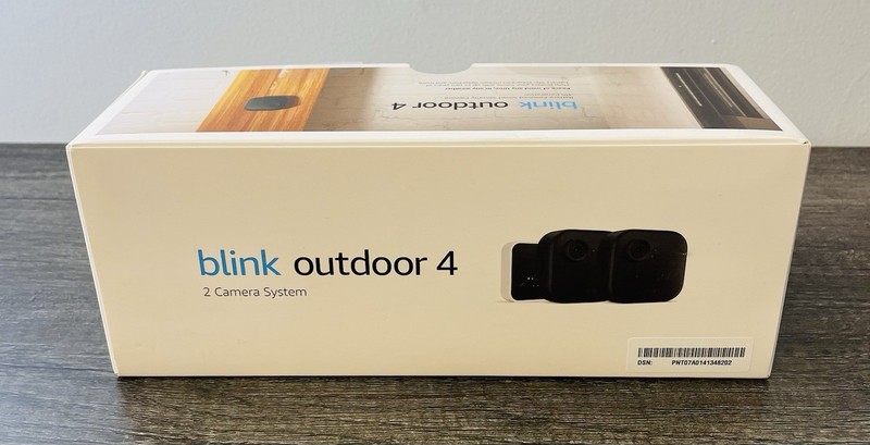 Blink Outdoor 4 (4th Gen) 2 Camera Wireless HD Home Security System Kit Open Box gallery