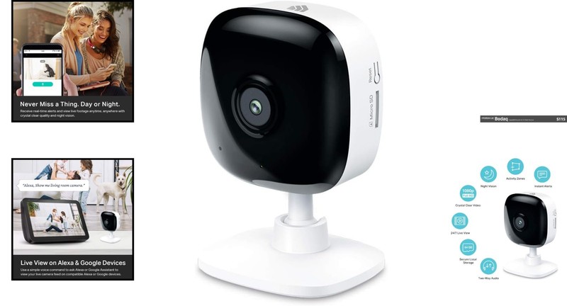 Kasa Night Vision Security Camera - Real-Time Alerts & Smart Home Integration gallery