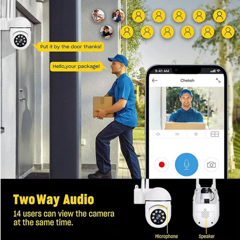 1080P WiFi Home Security CCTV Camera With Night Vision 2.4GHz Surveillance gallery