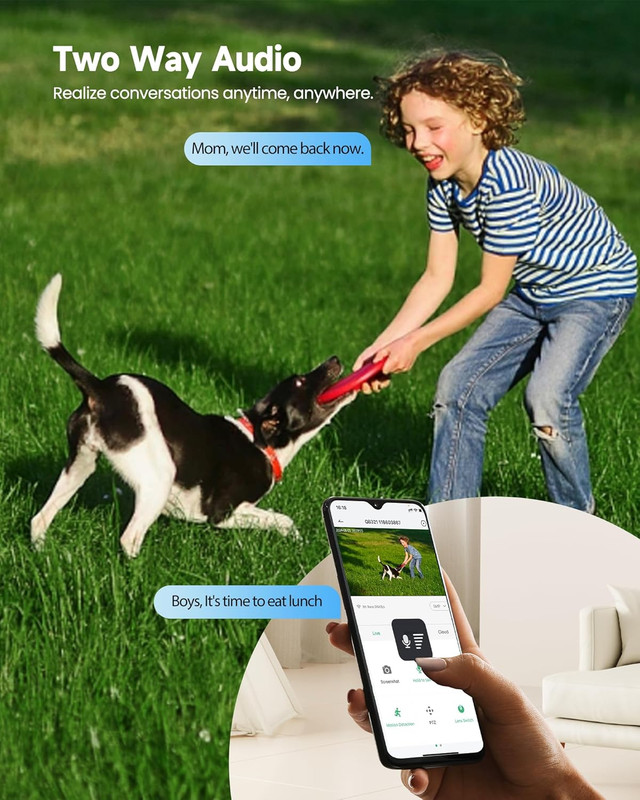 3MP Security Camera Outdoor Wired: Camera for Home Security Outdoor 2.4G/5G Wifi gallery