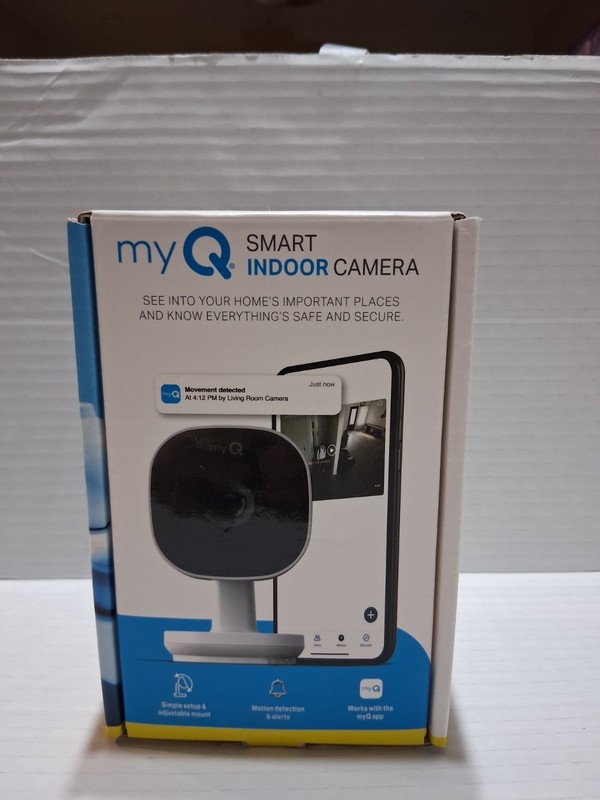 Chamberlain myQ Smart Garage HD 1080p Indoor Wi-Fi Security Camera – White